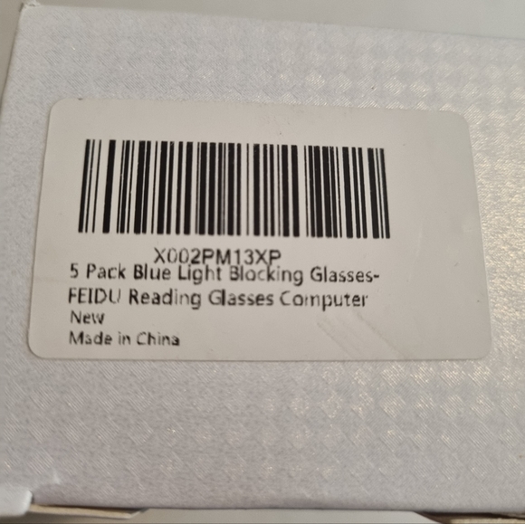 FEIDU 5 pr Blue Light Blocking Glasses for Women/Men Computer Reading NIB - Picture 7 of 7